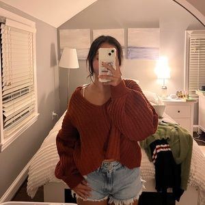 cute cropped sweater